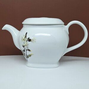 John Hinde Wild Irish Flowers Fine Porcelain Teapot, White